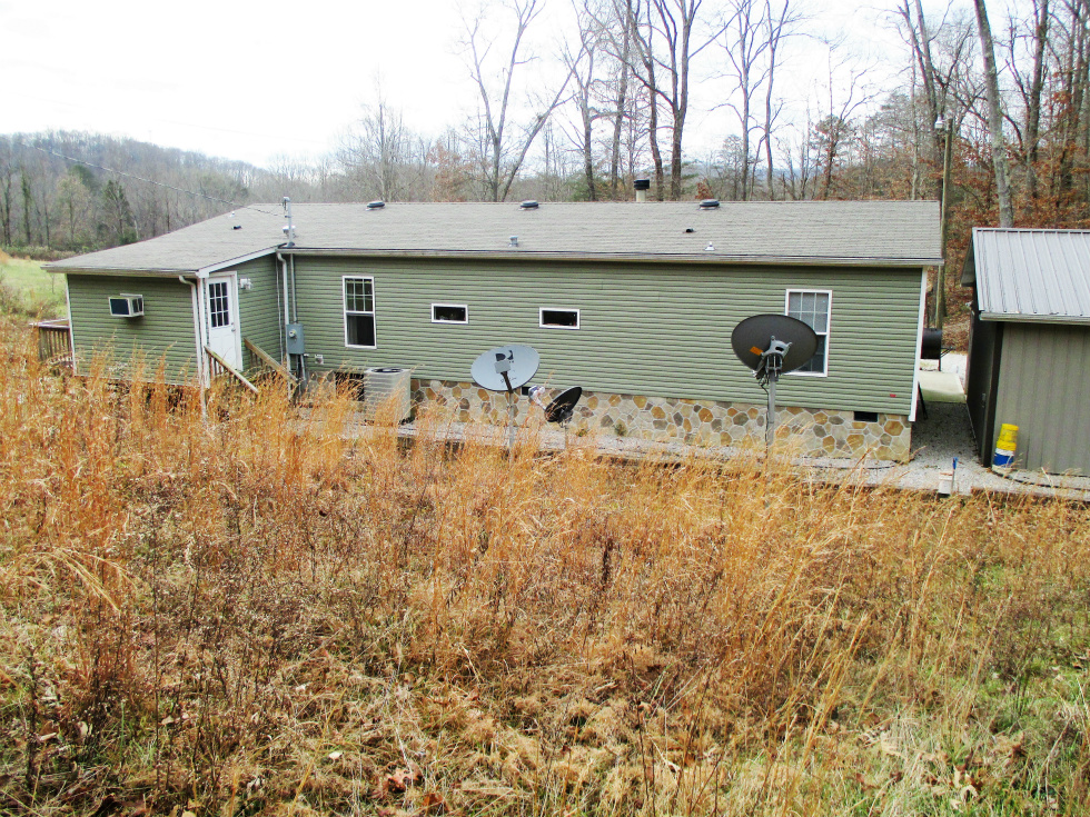 SOLD!  2694 Buck Creek Road | : 28’X60’ KABCO doublewide located on 20 acres +/-. 4 bedrooms, 2 baths 