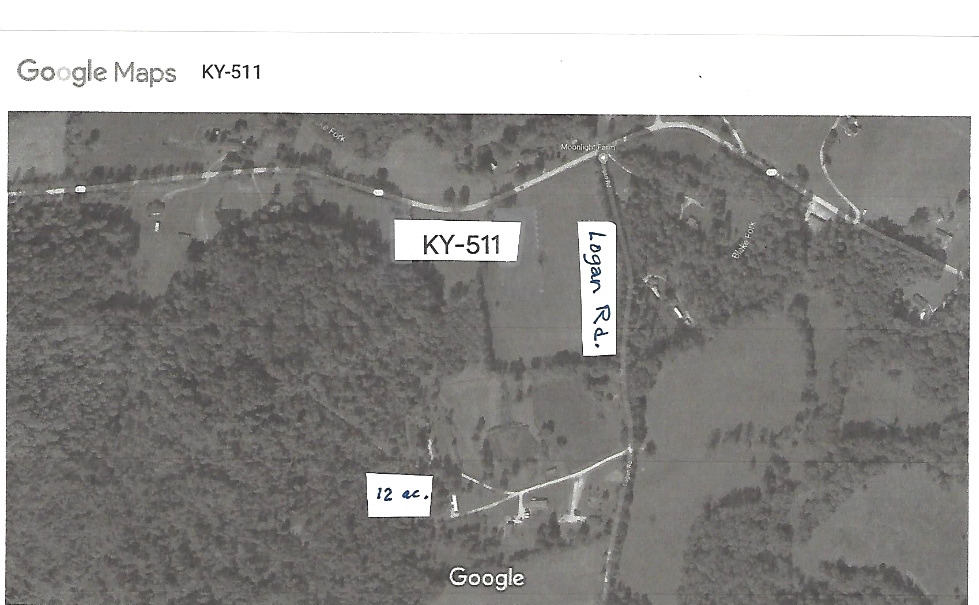 Sold! Logan Rd.  Your farm and home can be located on this 12 acres in a nice rural community. 